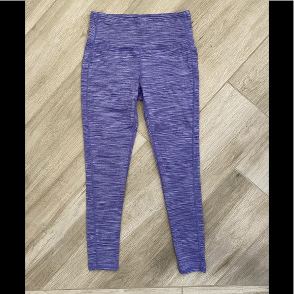 Athlete Blue/Purpleish/White Heathered Leggings Size Small Like New! - Picture 2 of 13